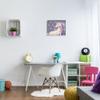 Stupell Industries Purple Unicorn in Starry Night Sky Space Fantasy, Design by Ziwei Li White Framed Wall Art, 16 x 20 view 2