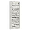 Stupell Industries Grandparents House Rules, Design by Daphne Polselli Black Framed Wall Art, 17 x 40, Beige view 3