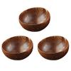 12-15cm Natural Coconut Bowl protection wooden bowl Coconut Wood tableware Spoon Set coco smoothie Coconut Kitchen Environmental (3 bowl) view 1