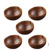 12-15cm Natural Coconut Bowl protection wooden bowl Coconut Wood tableware Spoon Set coco smoothie Coconut Kitchen Environmental (5 bowl) view 1