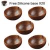 12-15cm Natural Coconut Bowl protection wooden bowl Coconut Wood tableware Spoon Set coco smoothie Coconut Kitchen Environmental (5 bowl) view 2