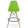 Aron Living Pyramid 28" Plastic and Wood Counter Stool in Green view 3