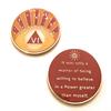 6 Year AA Medallion, I Stood in The Sunlight, Orange & Yellow Chip, Token, Coin view 1