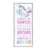 Stupell Industries Always Be Yourself or a Unicorn Quote Kid's Pink Design view 1