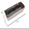 Tuxton Artisan Geode Mushroom 13-3/4-Inch x 5-Inch x 1-1/4-Inch Tray, Set of 12, Black/Brown; Heavy Duty; Chip Resistant; Lead and Cadmium Free; Freezer to Oven Safe up to 500F view 2