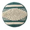 Christopher Knight Home Lucknow Pouf, White + Teal Small view 4