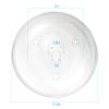 11.25" Microwave Glass Turntable Plate Replacement for GE and Samsung- 11 1/4" Microwave Glass Turntable Tray Replaces ME16K3000AS, ME17R7021ES, WB49X10097,WB39X0078,WB49X10034 by APPLIANCEMATES view 2