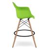 Aron Living Pyramid 28" Plastic Counter Stool with Arms in Green view 4