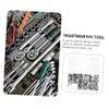 190pcs Pull Cap Nut Vertical Stripes Insert Zinc and Zinc Alloys view 3