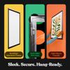 T-SIGN 24x36 Inches Picture Frame -Poster Frame Wall Mounting Document Certificate Frames - Aluminum with 1 PVC Transparent Protective Film, 1 inch Profile Black Wall Mounted Display (Pack of 2) view 2