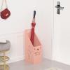 Umbrella Racks Macaron Color Metal Umbrella Stand Holder, Large-Capacity Entrance Umbrella Storage Basket with Hook and Drip Tray, Holding 10-17 Umbrellas (Color : Pink) view 2