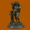 Patoue Bronze Statue Art Nouveau Deco Naked Girl Sculpture Statue Figurine Sale view 1