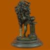 Patoue Bronze Statue Art Nouveau Deco Naked Girl Sculpture Statue Figurine Sale view 4