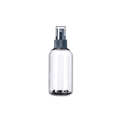 2 oz Clear Plastic Boston Round Bottle w/Fine Mist Top