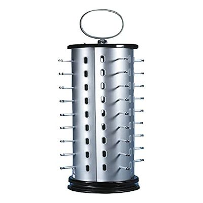 Sunglass Rack Storage & Holder Silver Spinning Rack for Displaying Sunglasses, Eyeglasses, Reading Glasses for Store, Office and Home Goods