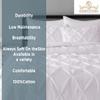 100% Cotton Oversized King Pinch Pleated 800 Thread Count Egyptian Cotton Cover for Comforter Breathable Long Lasting Satee Weave Qulit Duvet Cover - 3 Piece Set (Blush) view 3
