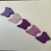 50 Shades of Purple Butterfly Die Cuts 2 Inch Paper Cutouts for Wedding, Birthday, Baby Shower, Scrapbooking, and Party Decorations view 2