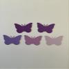 50 Shades of Purple Butterfly Die Cuts 2 Inch Paper Cutouts for Wedding, Birthday, Baby Shower, Scrapbooking, and Party Decorations view 4