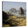 Coastal Ocean Sea Stacks and Beach at Morning Photo Wall Art (Acrylic, 12x18) view 2