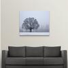 Winter Oak Tree in Snow Photo Wall Art (Acrylic, 12x18) view 3