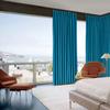 100 % Polyster Double Pinch Pleated Curtains with Hooks for Living Room Bedroom Bunglow,Hall ,Window Curtain Measurement Royal Blue,(Wide 84 Inch by 84 Inch Long-1 Panel) view 2