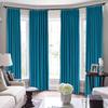 100 % Polyster Double Pinch Pleated Curtains with Hooks for Living Room Bedroom Bunglow,Hall ,Window Curtain Measurement Royal Blue,(Wide 84 Inch by 84 Inch Long-1 Panel) view 3
