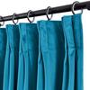 100 % Polyster Double Pinch Pleated Curtains with Hooks for Living Room Bedroom Bunglow,Hall ,Window Curtain Measurement Royal Blue,(Wide 84 Inch by 84 Inch Long-1 Panel) view 4