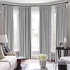 100 % Polyster Double Pinch Pleated Curtains with Hooks for Living Room Bedroom Bunglow,Hall ,Window Curtain Measurement Light Grey,(Wide 72 Inch by 96 Inch Long-1 Panel) view 3