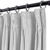 100 % Polyster Double Pinch Pleated Curtains with Hooks for Living Room Bedroom Bunglow,Hall ,Window Curtain Measurement Light Grey,(Wide 72 Inch by 96 Inch Long-1 Panel) view 4