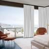 100 % Polyster Double Pinch Pleated Curtains with Hooks for Living Room Bedroom Bunglow,Hall ,Window Curtain Measurement Pure White, (Wide 58 Inch by 96 Inch Long-1 Panel) view 2