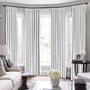 100 % Polyster Double Pinch Pleated Curtains with Hooks for Living Room Bedroom Bunglow,Hall ,Window Curtain Measurement Pure White, (Wide 58 Inch by 96 Inch Long-1 Panel) view 3