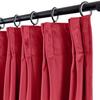 100 % Polyster Double Pinch Pleated Curtains with Hooks for Living Room Bedroom Bunglow,Hall ,Window Curtain Measurement Brick Red,(Wide 84 Inch by 84 Inch Long-1 Panel) view 4