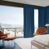 100 % Polyster Double Pinch Pleated Curtains with Hooks for Living Room Bedroom Bunglow,Hall ,Window Curtain Measurement Navy Blue, (Wide 58 Inch by 96 Inch Long-1 Panel) view 2