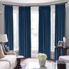 100 % Polyster Double Pinch Pleated Curtains with Hooks for Living Room Bedroom Bunglow,Hall ,Window Curtain Measurement Navy Blue, (Wide 58 Inch by 96 Inch Long-1 Panel) view 3