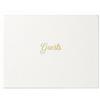 Graphic Image Guest Book White Nappa Leather for a Lasting Record (r) - view 1