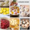 AIZYR Bamboo Steamer Basket Single Tier Dumpling Steamer with Bamboo Lid for Dim Sum, Bun, Vegetables, Rice, Fish,30cm view 2