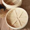AIZYR Bamboo Steamer Basket Single Tier Dumpling Steamer with Bamboo Lid for Dim Sum, Bun, Vegetables, Rice, Fish,30cm view 3