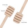 101 PCS Honey Sticks Dipper, 3 Inch Mini Wooden Honeycomb Sticks, Small Honey Stirrer Stick, Honey Sticks for Honey Jar Dispense Drizzle Honey and Wedding Party Favors Gift view 3