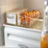 Pikanty Egg Holder for Refrigerator with Removable Tray - Holds 17 Eggs, Clear Plastic Container with Pull Handles for Bulk Eggs, Farm Fresh, Backyard Chickens, Dishwasher Safe, Made in USA view 4