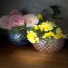 Bohemian Made Design Crystal Glass Rose Flower Vase Unique Home Decor Crystal Vase Traditionally Handmade Bohemian Design Czech Glass 6inch x 7inch Rose 6inch x 7inch view 2