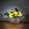 Bohemian Made Design Crystal Glass Rose Flower Vase Unique Home Decor Crystal Vase Traditionally Handmade Bohemian Design Czech Glass 6inch x 7inch Rose 6inch x 7inch view 3