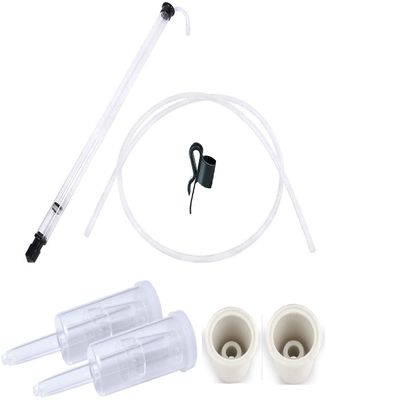 Auto Siphon Mini for Beer/Wine Bucket Home Brewing with Hose & Clamp, 2 Sets 3-Piece Air Locks and #6 Stoppers Kit, for Jar Fermentation/Preservation/Pickling/Sauerkraut/Wine/Beer Making