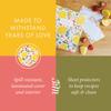 Jot & Mark 8.5" x 9.5" 3 Ring Recipe Binder with 50 Matching 4x6 inch Recipe Cards, 25 Top & Bottom Binder Sleeve Sheet Protector, 5 Full-Page Undivided Sleeves, 6 Sturdy Divider Tabs, Summer Citrus view 4