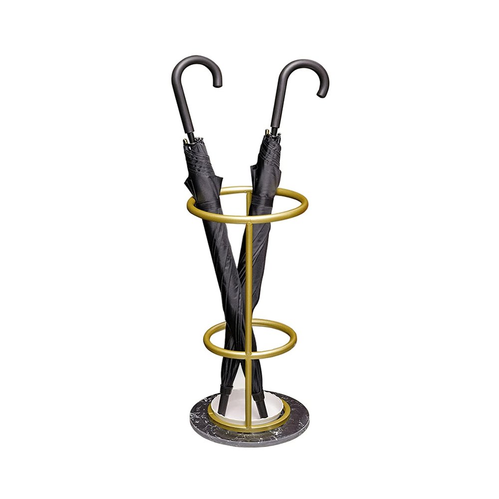 Umbrella Rack Hua Modern Umbrella Stand, Umbrella Bucket with Marble Base, Detachable Drip Tray, Suitable for Home Business Hotel Bank