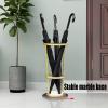 Umbrella Rack Hua Modern Umbrella Stand, Umbrella Bucket with Marble Base, Detachable Drip Tray, Suitable for Home Business Hotel Bank view 2