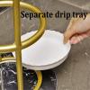 Umbrella Rack Hua Modern Umbrella Stand, Umbrella Bucket with Marble Base, Detachable Drip Tray, Suitable for Home Business Hotel Bank view 3