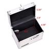 Medicine Lock Box w/Combination Lock - 5 x 7 x 5" Cabinet Safe, White view 4