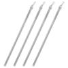 Rod Desyne 1/2" Fluted Baton with Metal Snap, 36 inch (Set of 4), Clear view 3