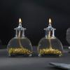 impeRiums Stardust Decorative Oil Lamp Candle Set of 2 x 100 ml (2 x 3.38 Ounce) (Gold) view 2