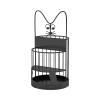 Umbrella Rack Hua Black Metal Umbrella Stand, Large Capacity Umbrella Storage Rack, Modern Creative Cat Art Decoration, 2 Sizes (Size : 30x30x60cm) view 1